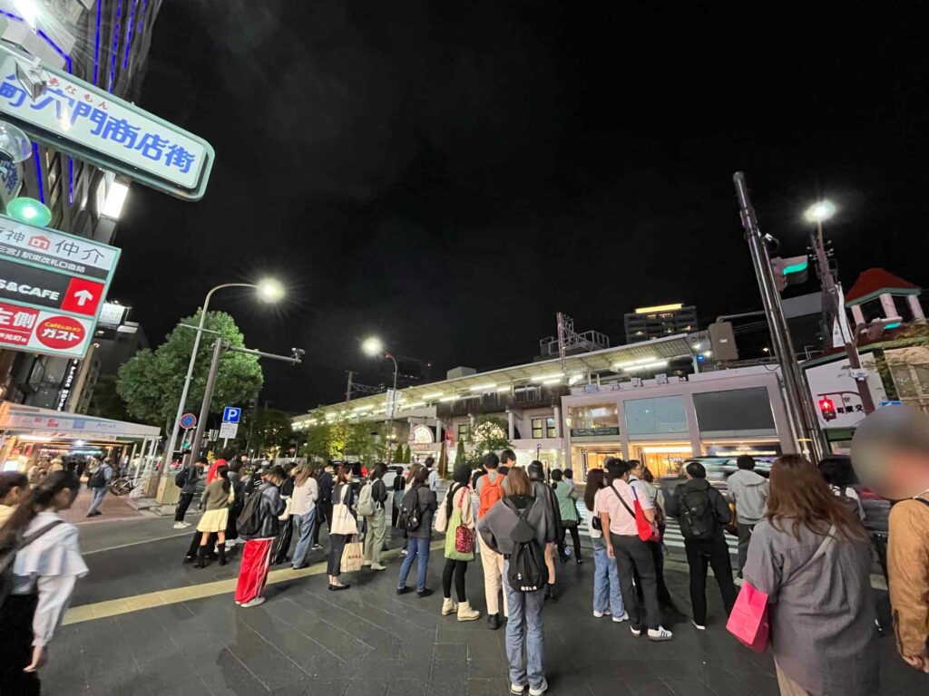 みなとHANABI駅の元町駅の混雑状況
