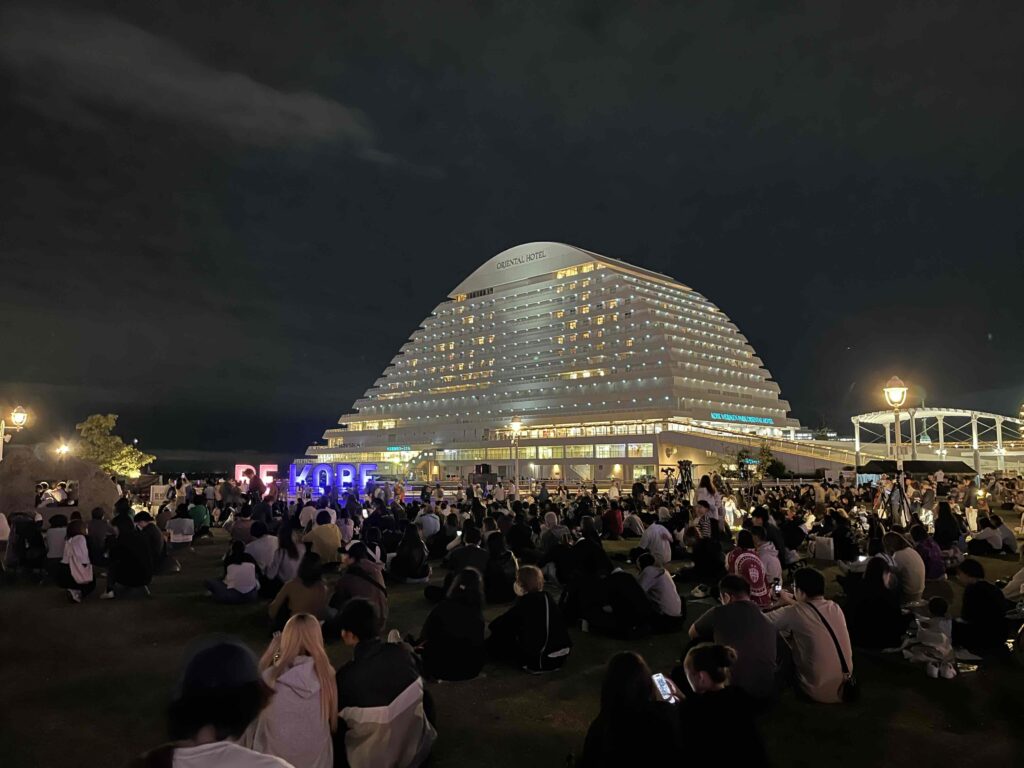 みなとHANABI2025混雑状況