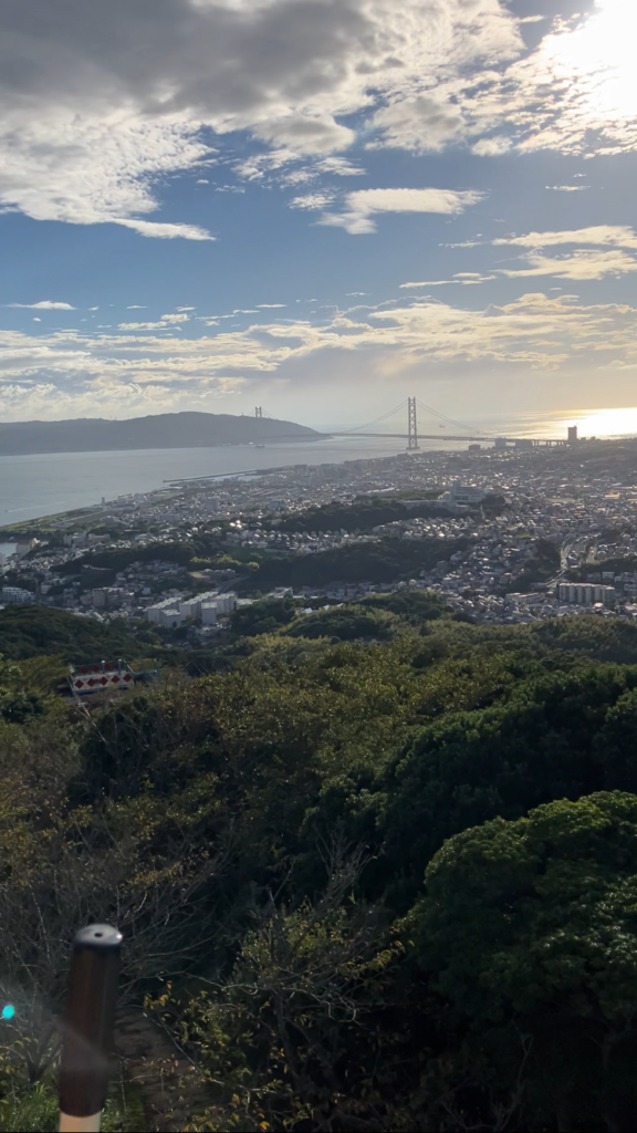 須磨浦山上遊園サイクルモノレールからの景色