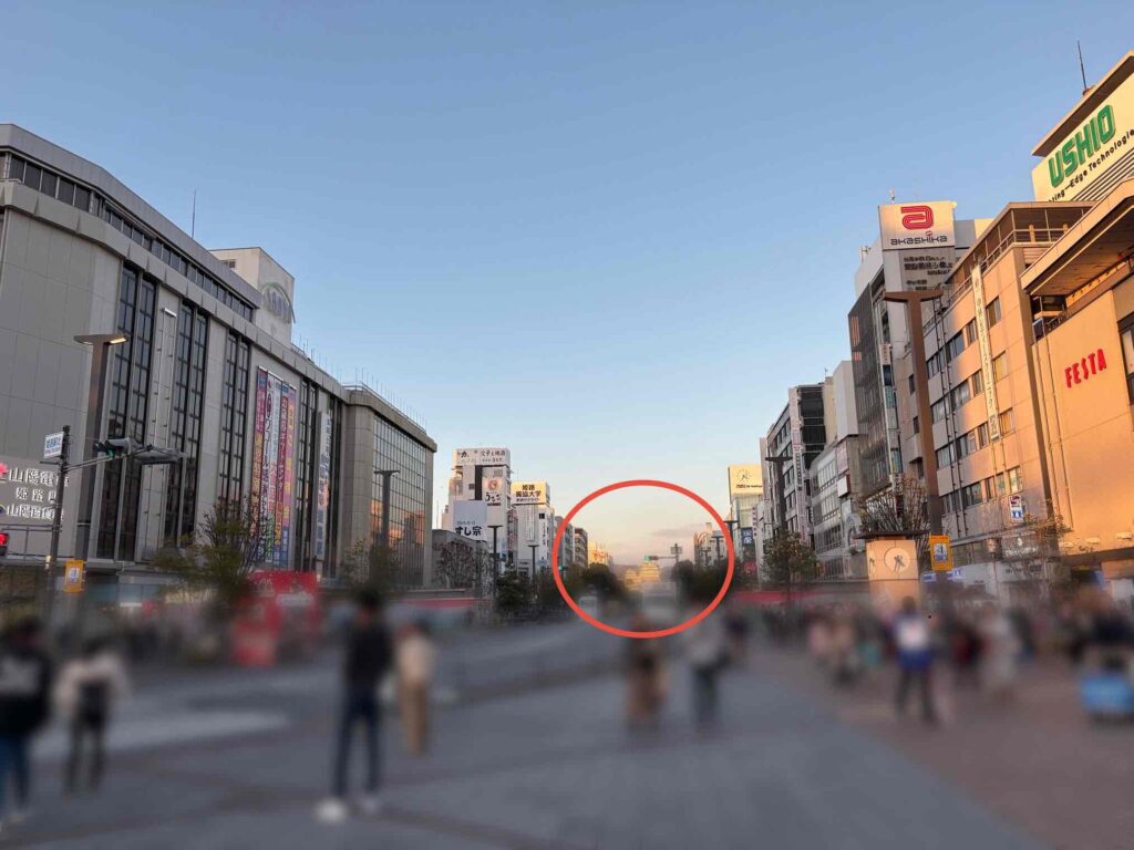 姫路駅から姫路城