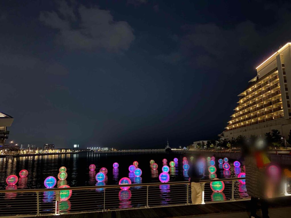 神戸バブルミのイルミネーション